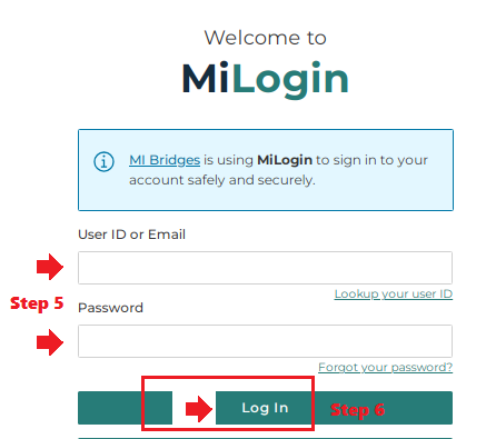 MI Bridges Login